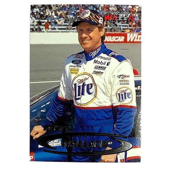 Rusty Wallace, Sponsor: Miller Lite, Card 34 1999 Wheels NASCAR Winston Cup, NM+ - Picture 2 of 4